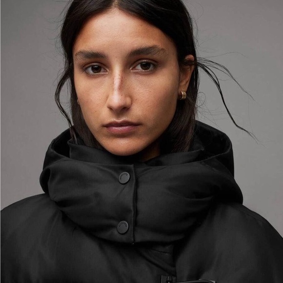 AllSaints Allais High Collar Quilted Puffer Jacket :: New with tag - Picture 4 of 7